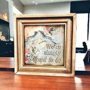 ASHLAND Wall Art l “We’re Simply Meant To Be” l Home Decor l EUC